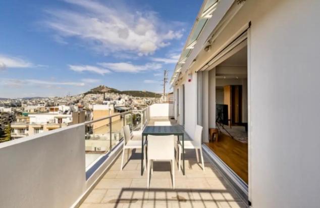 Апартаменты Pratinou Penthouse Афины Экстерьер фото